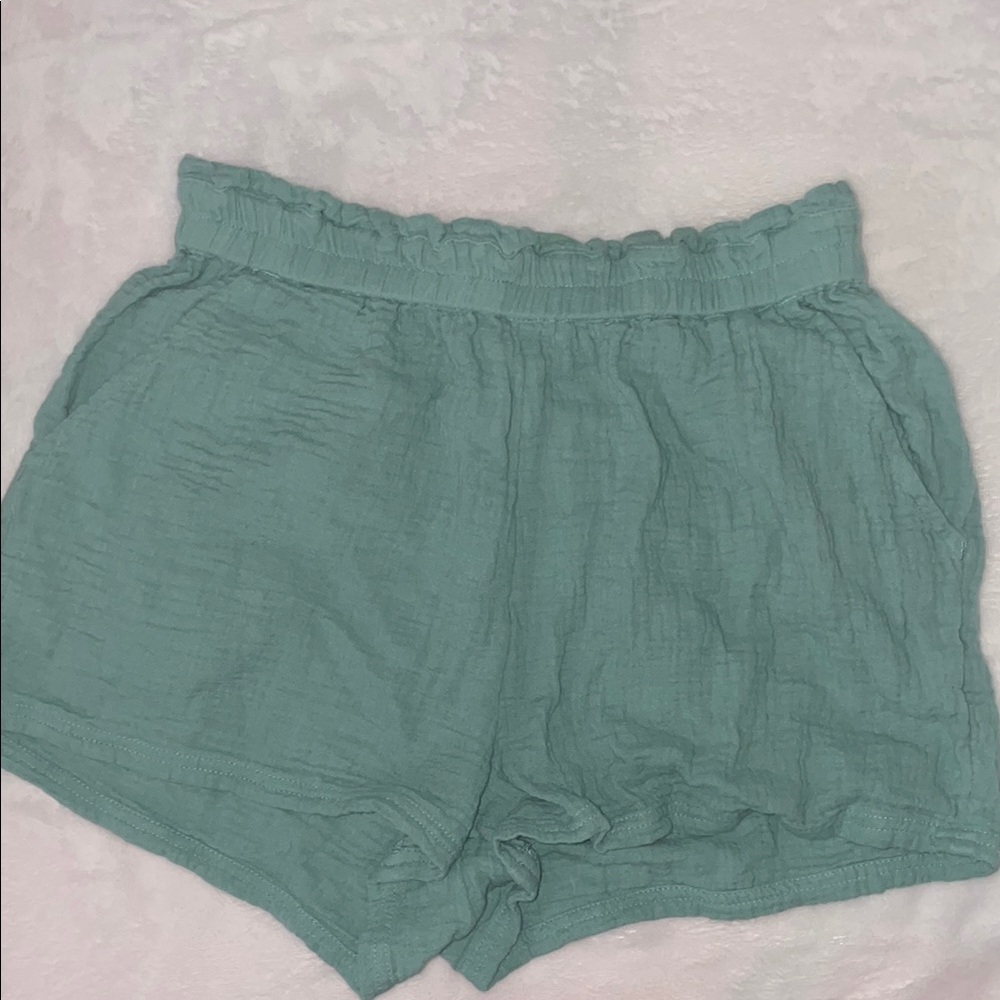 Women's Teal Casual Shorts